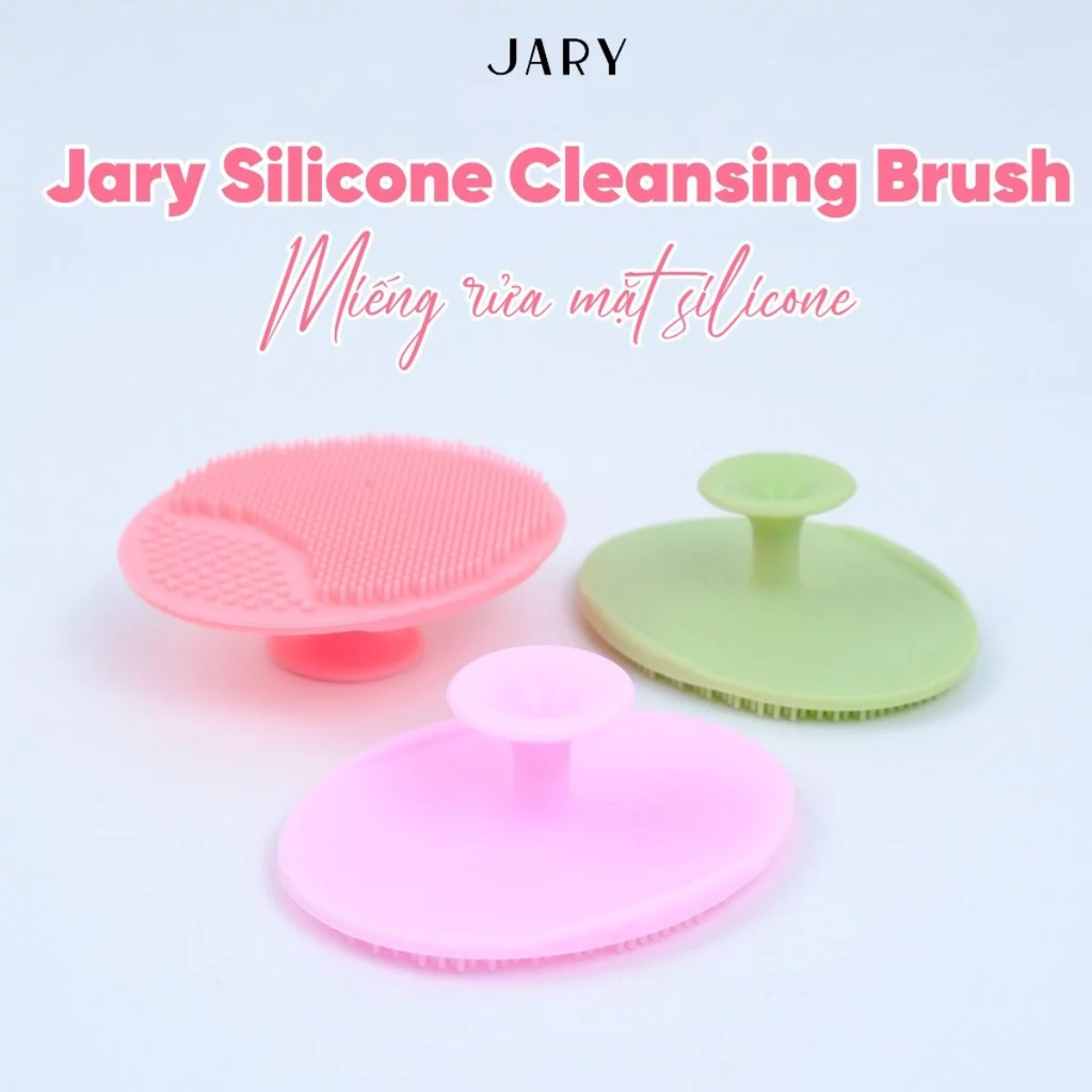 Miếng Rửa Mặt Silicon Jary Cleansing Brush Làm Sạch Sâu Cải Thiện Mụn Đầu Đen Sợi Bã Nhờn