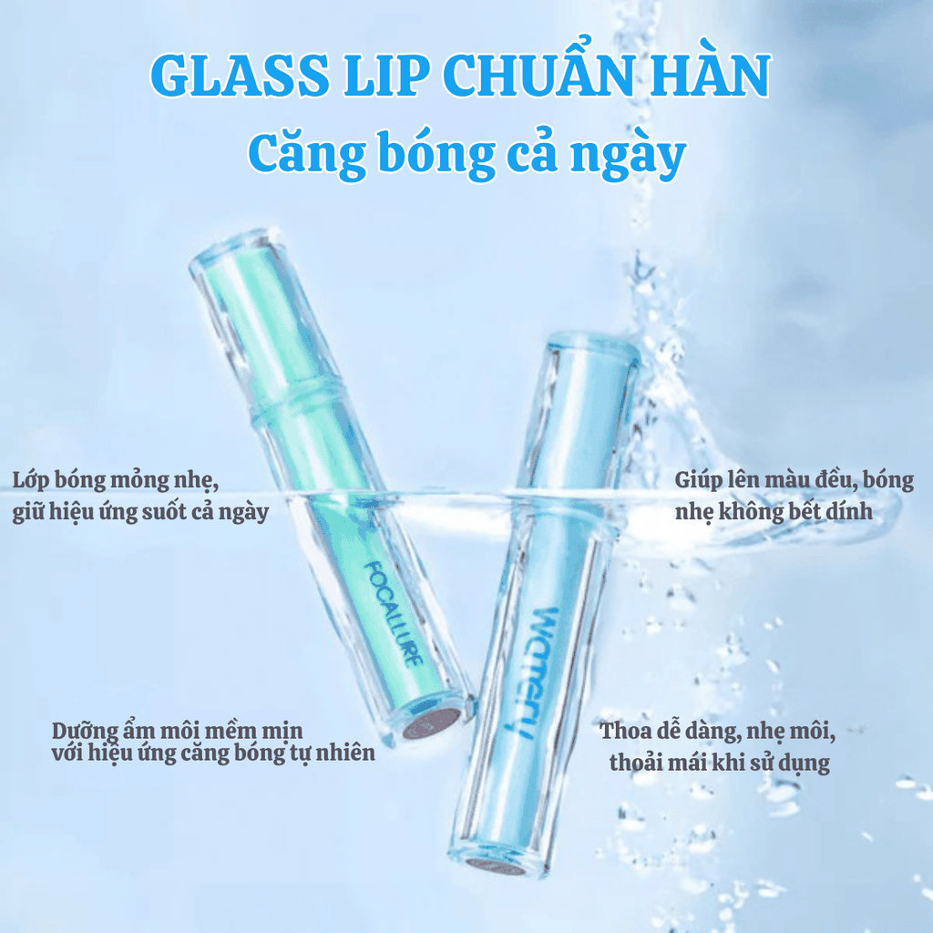 Son Tint Bóng Focallure Căng Mọng Mịn Mướt Lâu Trôi Lasting Dewy Lipcream L22 2g