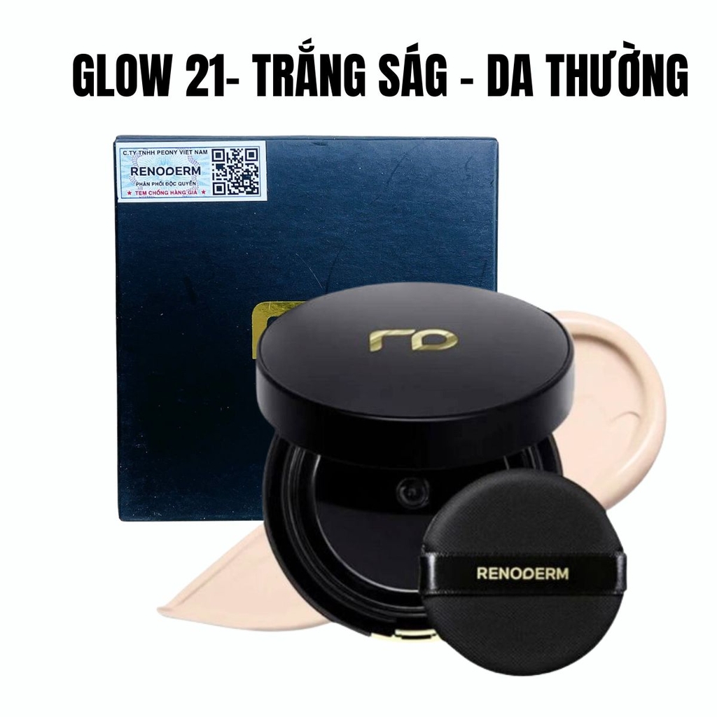 Phấn Nước Renoderm Chống Nắng Dưỡng Ẩm Nâng Tông Mềm Mịn Da DayLong BB Cream 15g