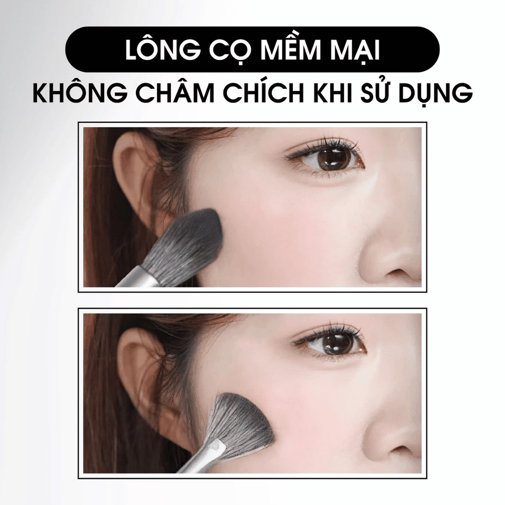 Cọ Trang Điểm Glorie Makeup Chuyên Nghiệp Lông Siêu Mềm Bám Phấn Professional Brush