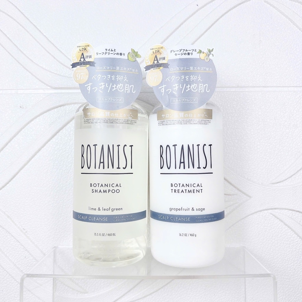 Combo 2 Món Set Gội Xả BOTANIST Scalp Cleanse NẮP XÁM Chai 460ml