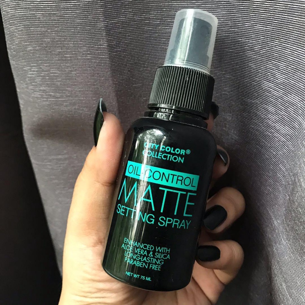 Xịt Khóa Make Up City Color Dành Cho Da Dầu Oil Control Chai 75ml