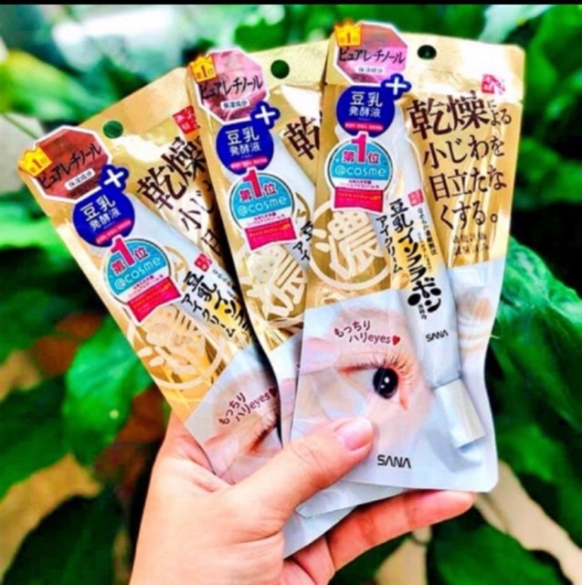 Kem Mắt 3 in 1 Sana Nameraka Soymilk Eye Cream Nhật  Bản
