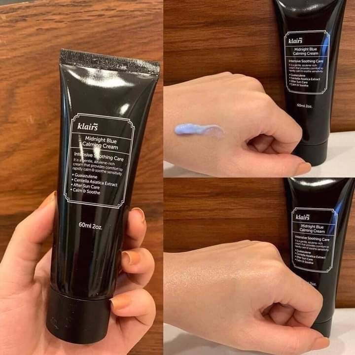 Kem Dưỡng Klairs Midnight Blue Dưỡng Ẩm Phục Hồi Da Calming Cream Hàn Quốc