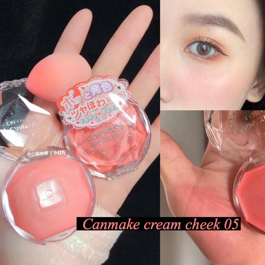 Phấn Má Hồng Canmake Dạng Kem Cream Cheek Nhật Bản