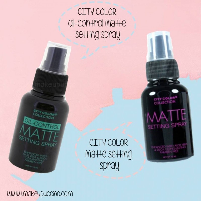 Xịt Khóa Make Up City Color Dành Cho Da Dầu Oil Control Chai 75ml