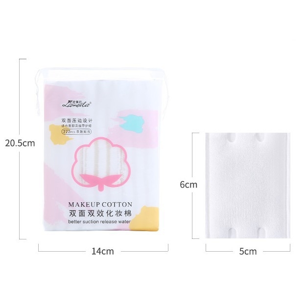 Bông Tẩy Trang Lameila Makeup Cotton 222 Miếng