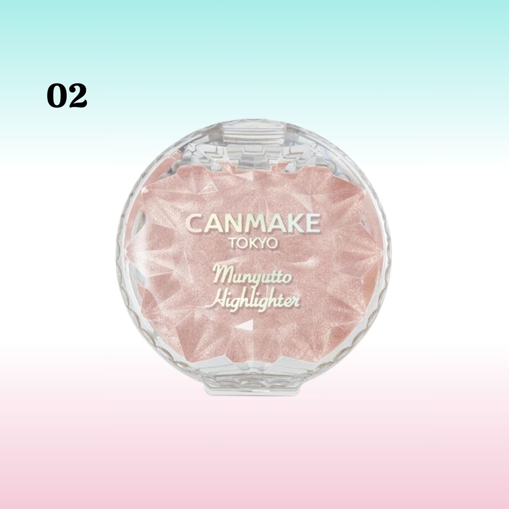 Highlight Dạng Kem Canmake Munyutto Bắt Sáng Ngọc Trai Siêu Mịn Lâu Trôi Nhật Bản 3.8g