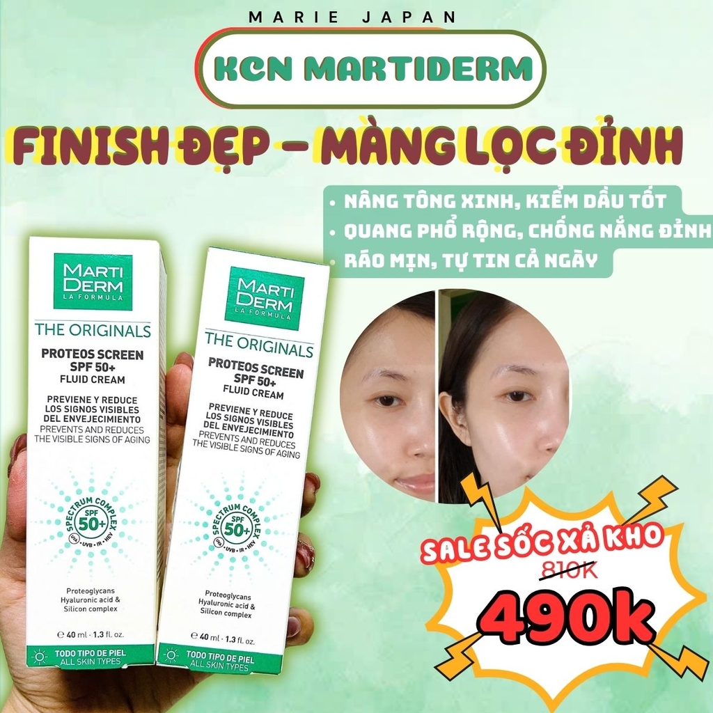 Kem Chống Nắng Martiderm Phổ Rộng Bảo Vệ Toàn Diện Cho Mọi Loại Da Tây Ban Nha 40ml