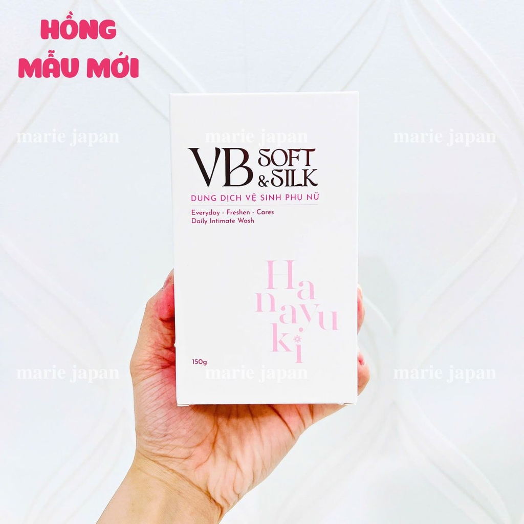 Dung Dịch Vệ Sinh Phụ Nữ Hanayuki Làm Sạch Khử Mùi Vùng Kín Soft & Silk 150ml