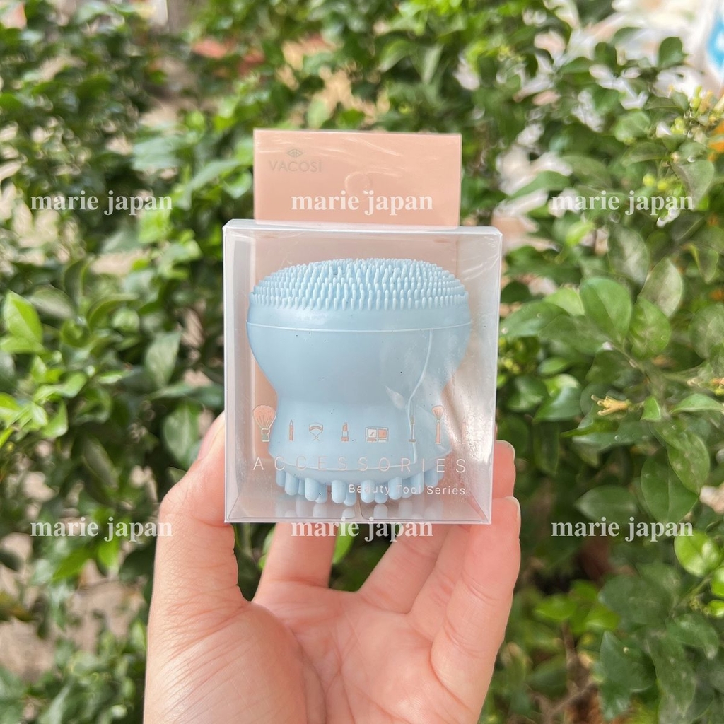 Mút Rửa Mặt Bạch Tuộc Vacosi Silicone Mềm Mại Tạo Bọt Dễ Dàng Giúp Da Sạch Sâu Hàn Quốc - GIAO MÀU NGẪU NHIÊN