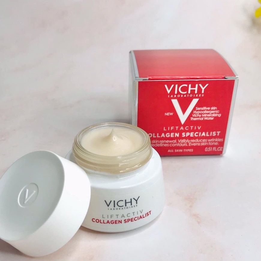 Kem Dưỡng Sáng Da Mờ Thâm Nám Vichy Liftactiv Collagen Specialist Ban Ngày 15ml