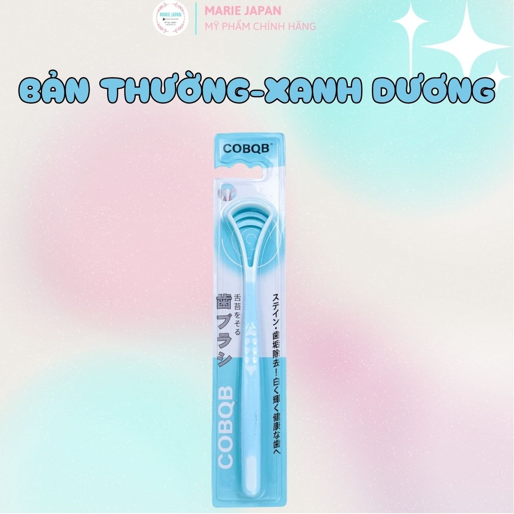 Dụng Cụ Cạo Lưỡi COBQB No.C08 Mềm Mại Làm Sạch Vi Khuẩn Giảm Hôi Miệng