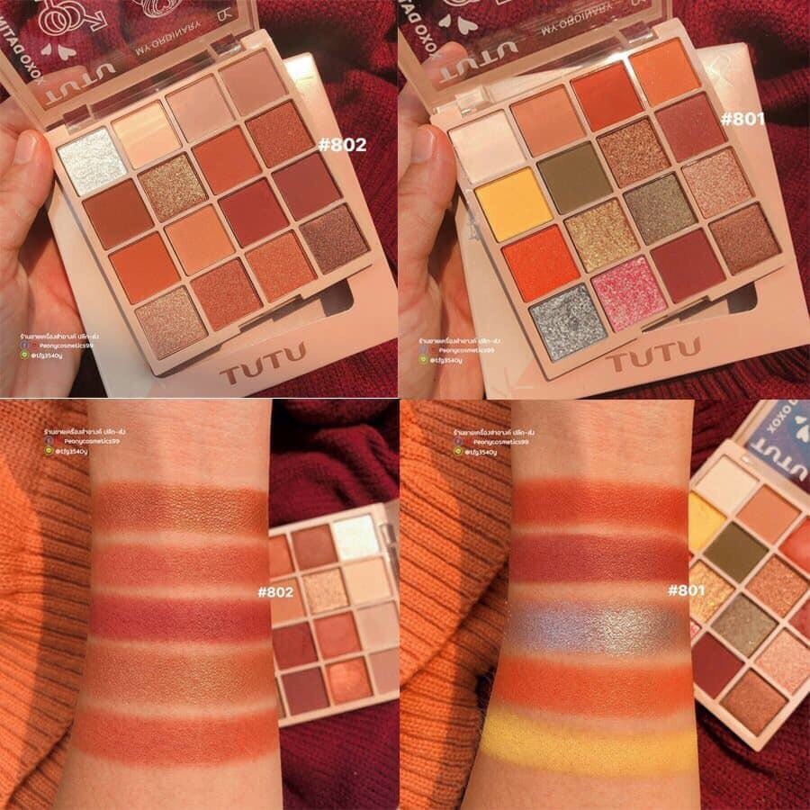 Bảng Phấn Mắt Tutu 16 Màu - Nội Địa Trung