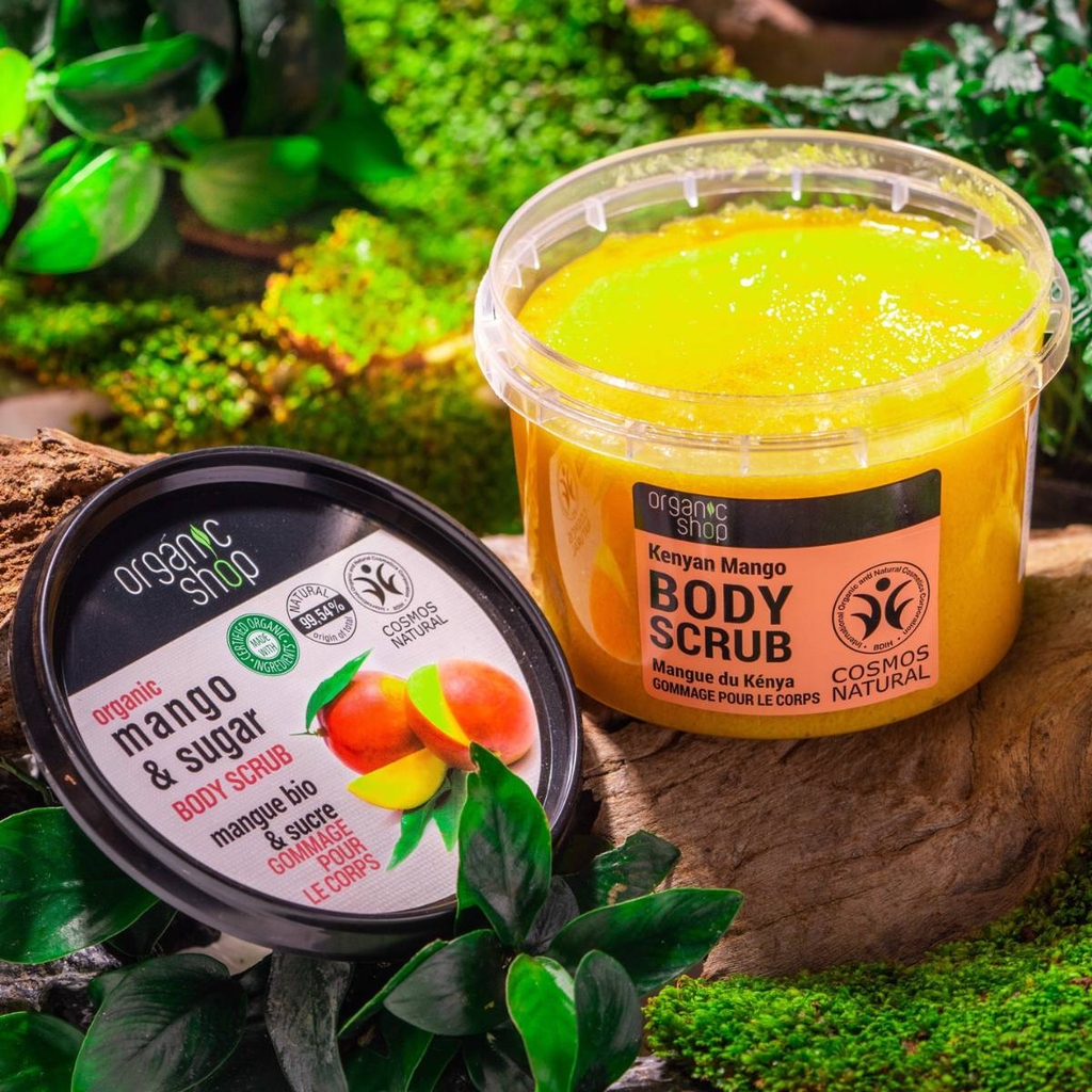 Tẩy TBC Organic Shop Sugar Body Scrub - CAFE Hũ 250ml