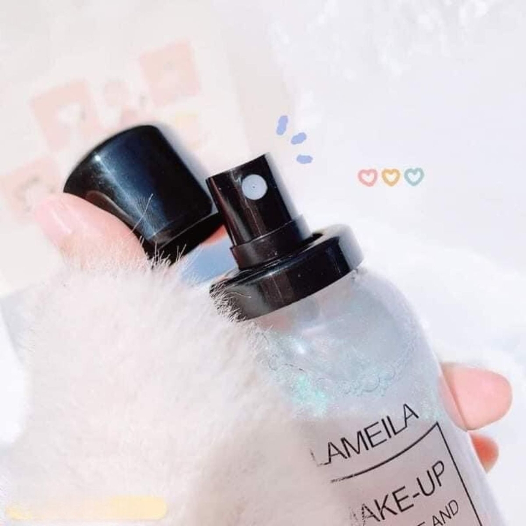 Xịt Khoá Nền Trang Điểm Lameila Quicksand Makeup Spray Chai 150ml