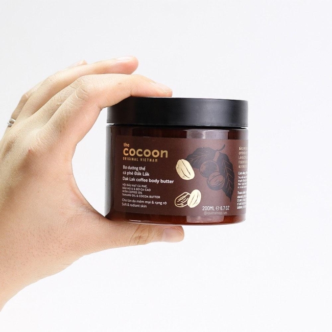 Bơ Dưỡng Thể Cà Phê Đắk Lắk COCOON Hũ 200ml