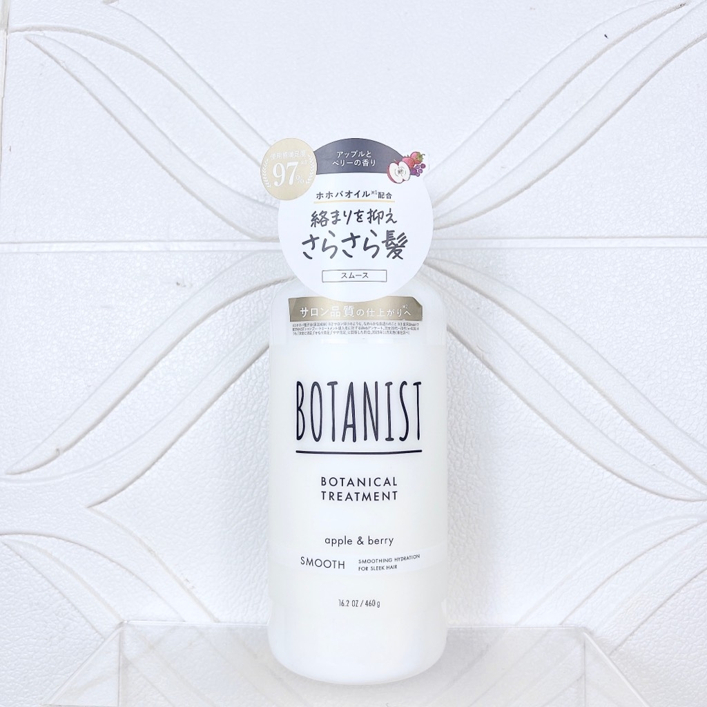 Gội Xả BOTANIST Smooth Nắp Trắng Suôn Mượt Cho Tóc Rối,  Mềm Mượt Như Lụa Chuẩn Salon Tại Nhà