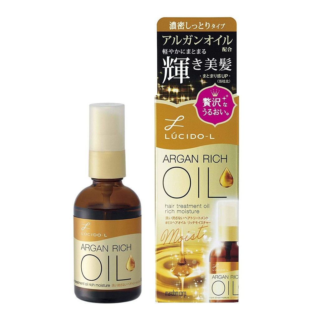 Dầu Dưỡng Tóc Lucido Argan Rich Oil Nhật Bản - Chai 60ml