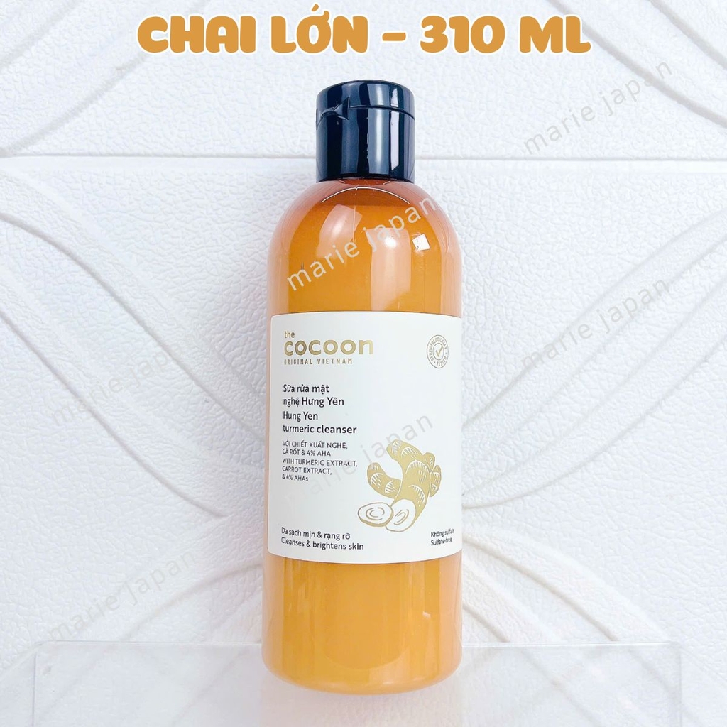 SRM Nghệ Hưng Yên Cocoon Turmeric Cleanser Chai 140ml