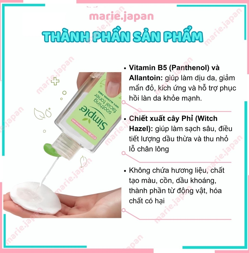 Toner Simple Soothing Facial Chai 200ml