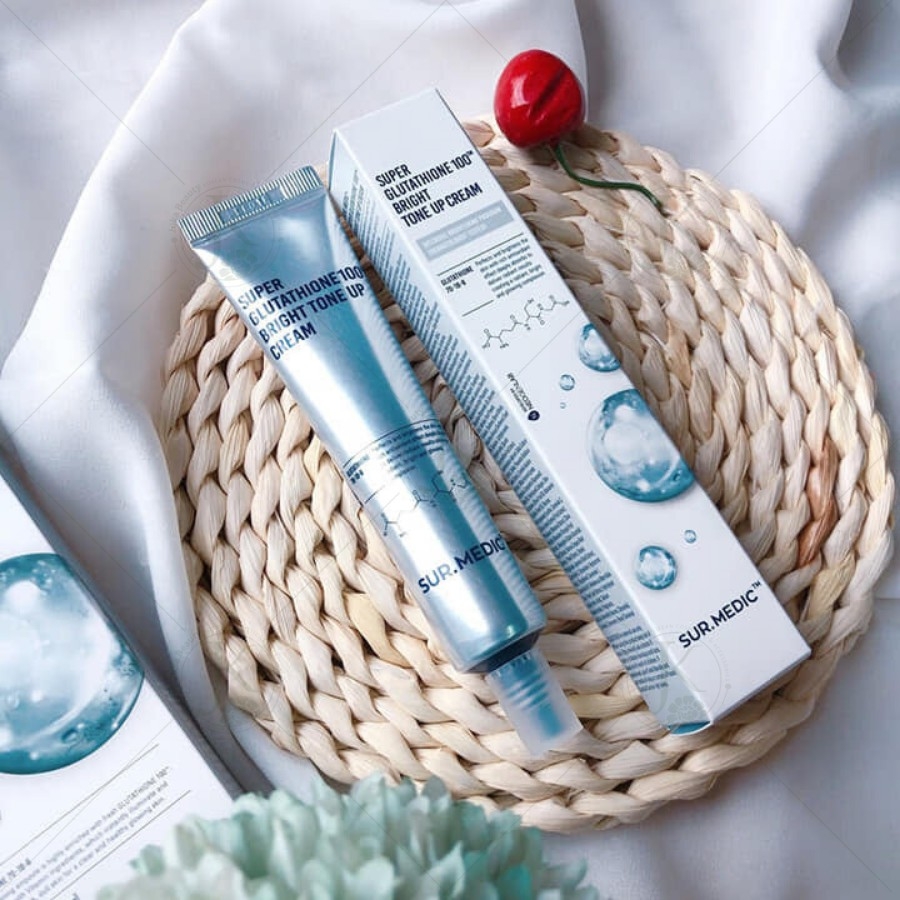 Kem Dưỡng SurMedic Super Glutathione 100™ Bright Tone Up Cream Tuýp 40ml