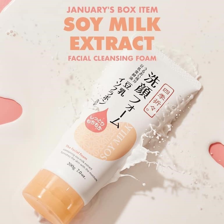 SRM Soy Milk The Facial Foam Nhật Bản Tuýp 200g