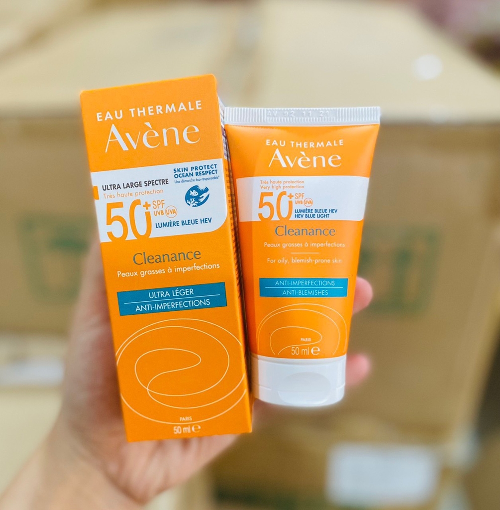 Kem Chống Nắng Avene Cleanance Ultra Large - CLEANANCE DA DẦU Tuýp 50ml