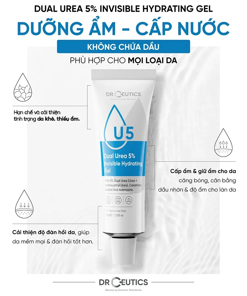 Kem Dưỡng DrCeutics Dual Urea Cấp Ẩm Phục Hồi Da 35g