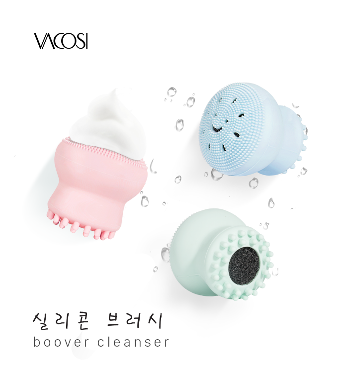 Mút Rửa Mặt Bạch Tuộc Vacosi Silicone Mềm Mại Tạo Bọt Dễ Dàng Giúp Da Sạch Sâu Hàn Quốc - GIAO MÀU NGẪU NHIÊN