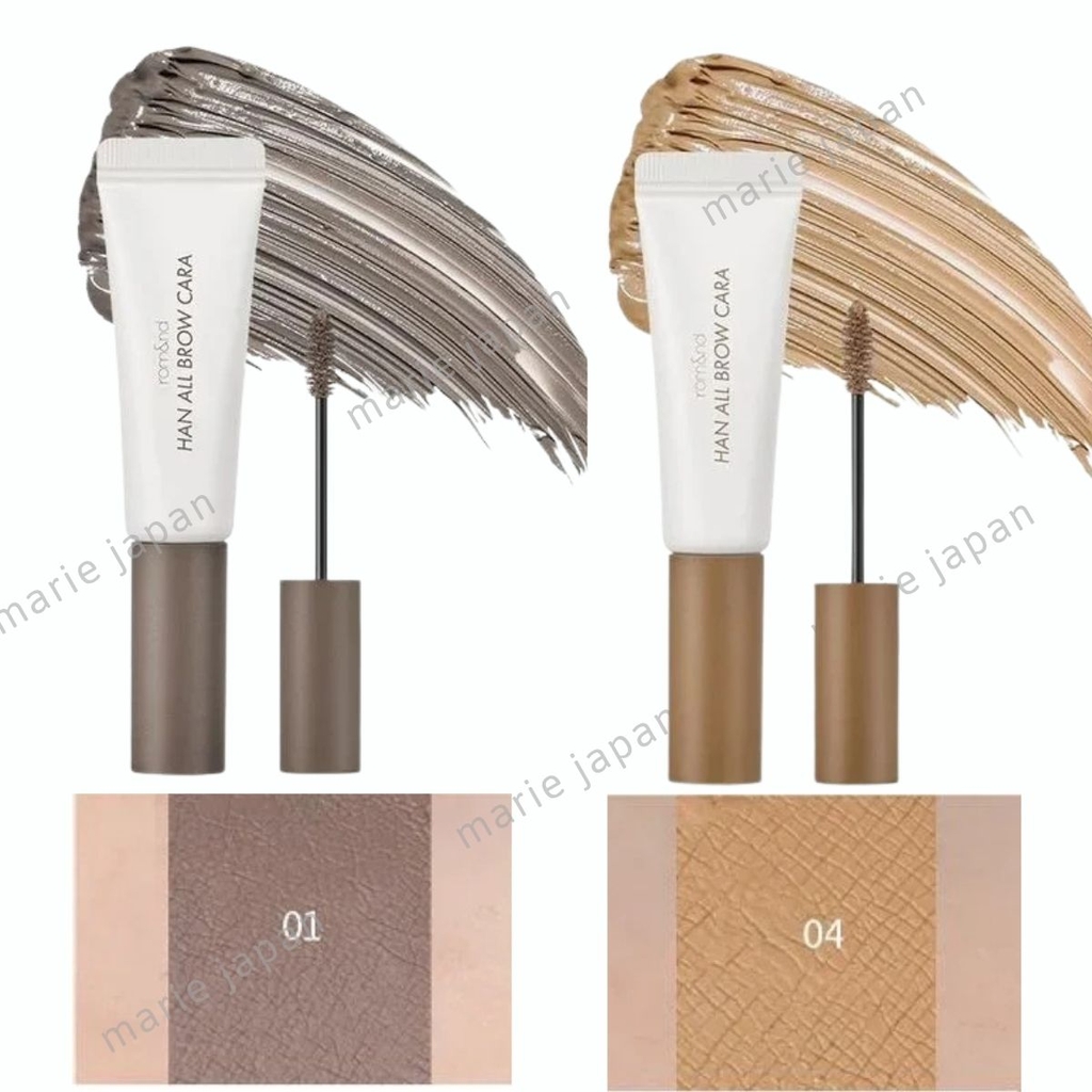 Mascara Chân Mày Romand Han All Brow Cara Siêu Tự Nhiên Bền Màu Lâu Trôi Hàn Quốc Cây 9g