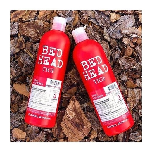 Set Gội Xả Tigi Bed Head Phục Hồi Hư Tổn Tơi Phồng Tóc - Chai 750ml*2
