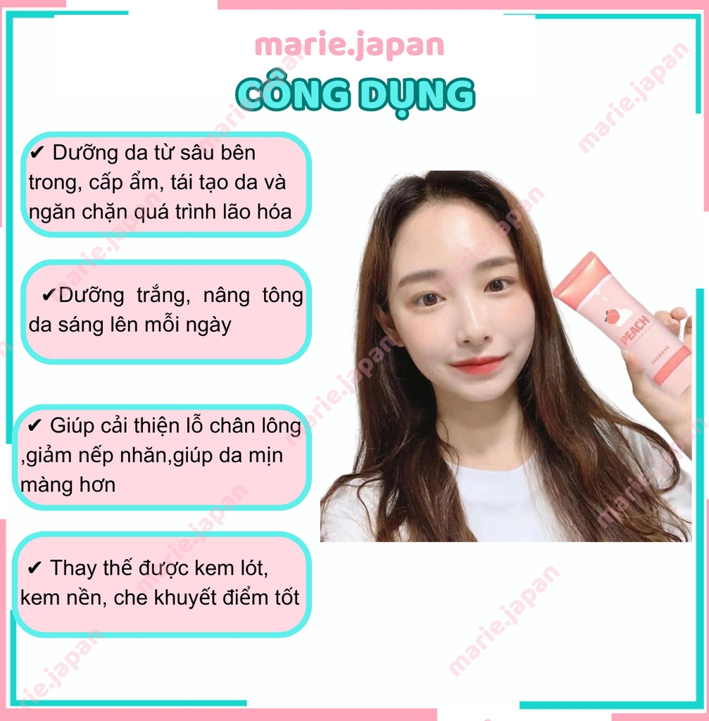 Kem Đào Peach Tone Up Dưỡng Trắng  Whipping Tone Up Cream 50ml