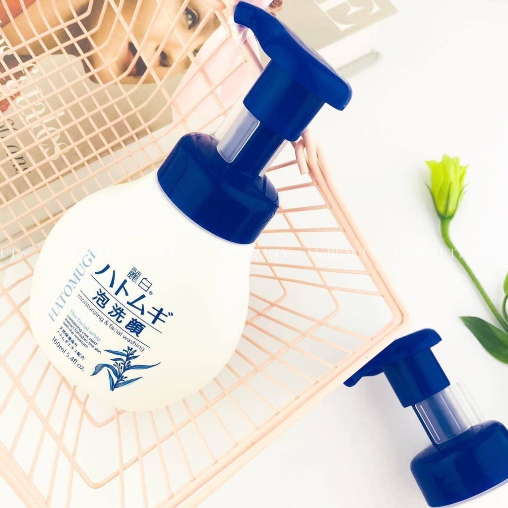 SRM Hatomugi The Facial Whip Tạo Bọt Chai 160ml