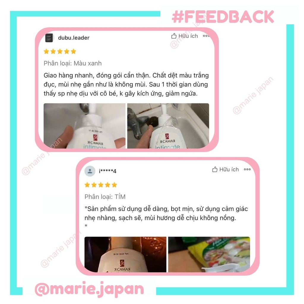 Dung Dịch Vệ Sinh Ya Samaya Intimate Làm Sạch Dịu Nhẹ Cân Bằng pH Dưỡng Ẩm Hiệu Quả 265ML Nga