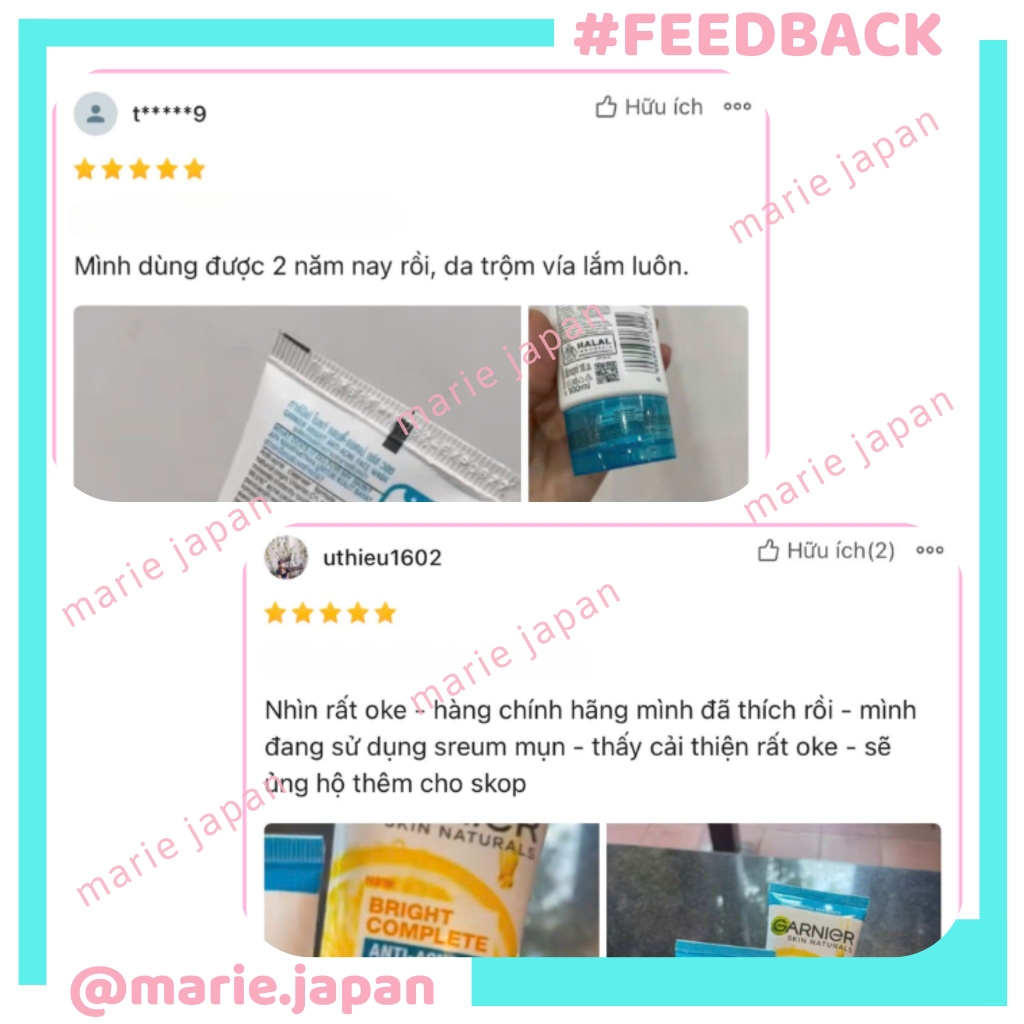 Sữa Rửa Mặt Garnier 3in1 Giảm Mụn Dưỡng Sáng Da Bright Complete Anti-Acne MẪU MỚI Pháp 100ml