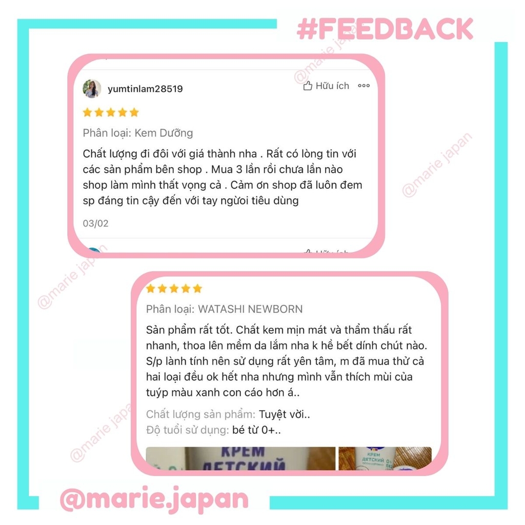 Kem Dưỡng Ẩm WATASHI Newborn Cho Bé Sơ Sinh Phục Hồi Dưỡng Ẩm Giảm Khô Nẻ Hợp Da Nhạy Cảm Tuýp 75ml Nga