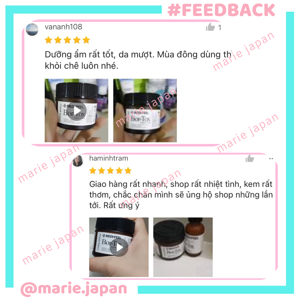Kem Dưỡng Medi Peel Bor Tox Peptide Cream Hủ 50g