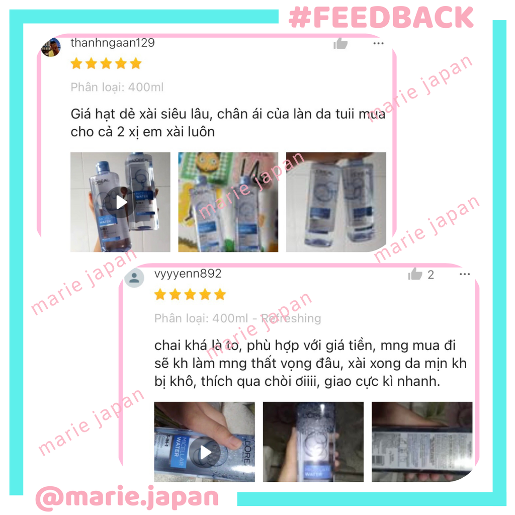 Nước Tẩy Trang Loreal Paris Hydrating Micellar Water