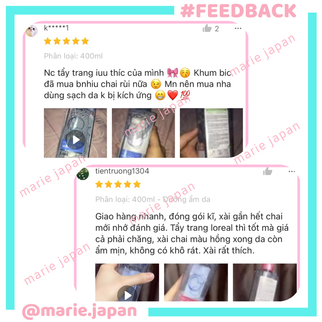 Nước Tẩy Trang Loreal Paris Hydrating Micellar Water