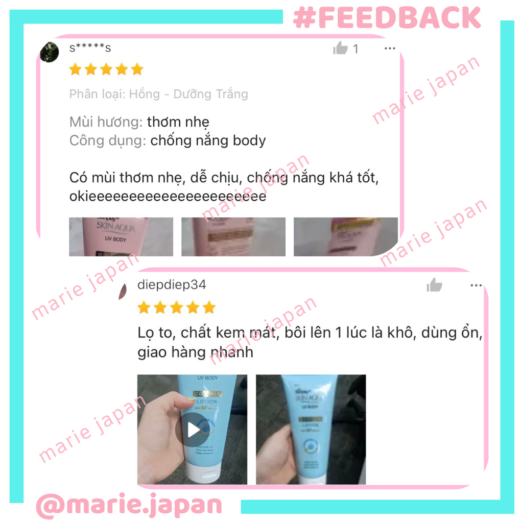 Dưỡng thể Sunplay Skin Aqua UV Cooling Lotion - XANH MÁT LẠNH Tuýp 150g