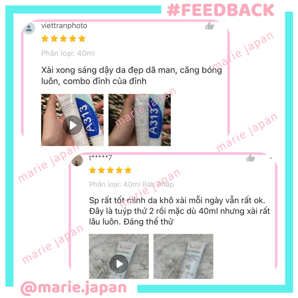 Kem Dưỡng Avene Cicalfate Repair Cream - TUÝP NHỎ 40ml