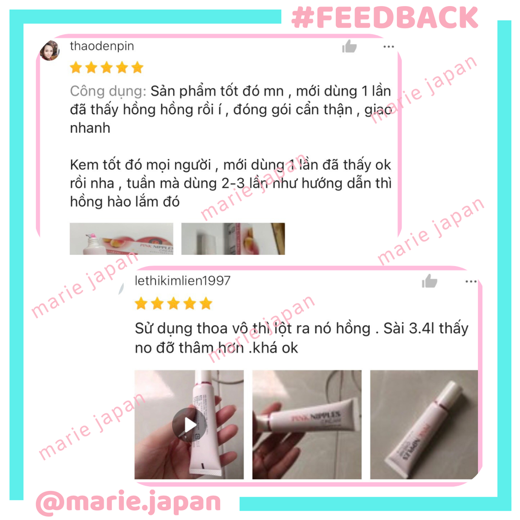 Kem Hồng Nhũ Hoa Pink Nipples Cream 20g Nhật Bản