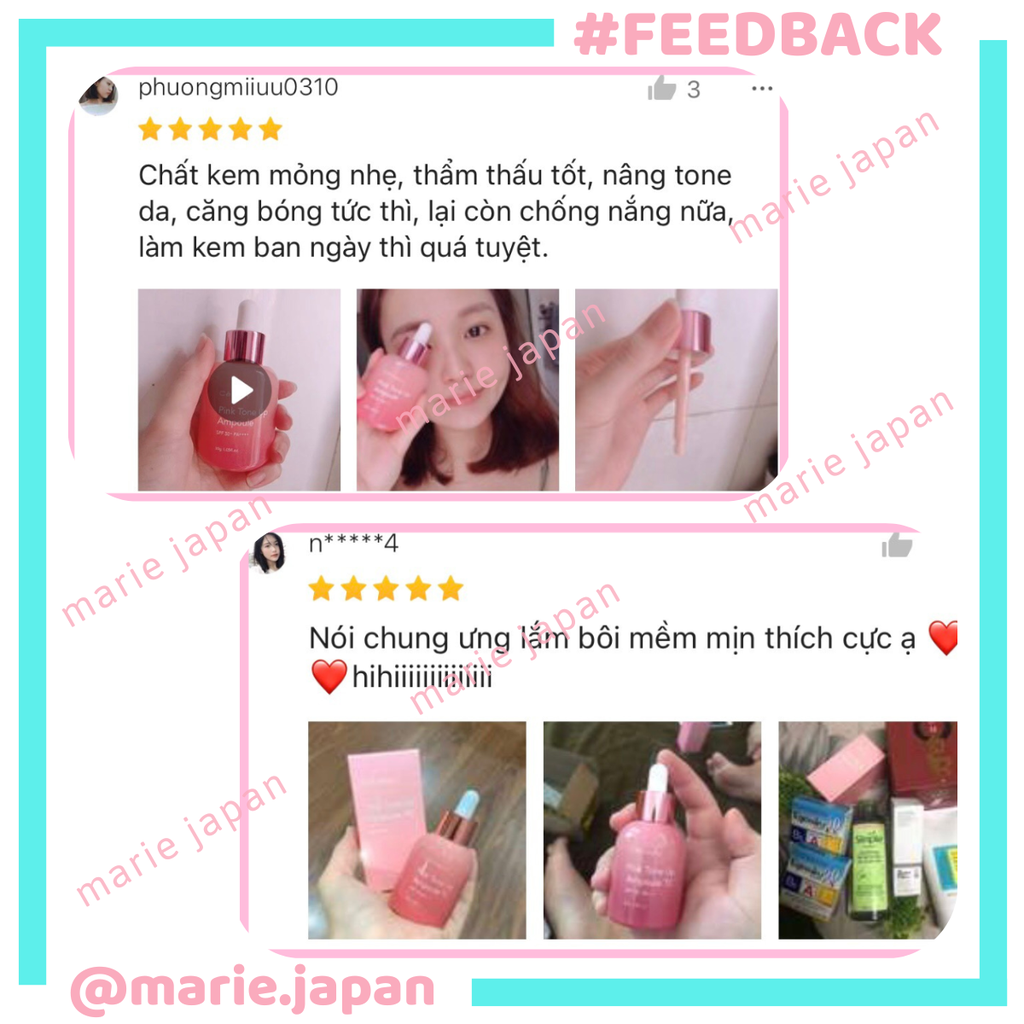 Serum Cellapy Lovelycc Pink Tone Up Sun 50+ Chai 30g