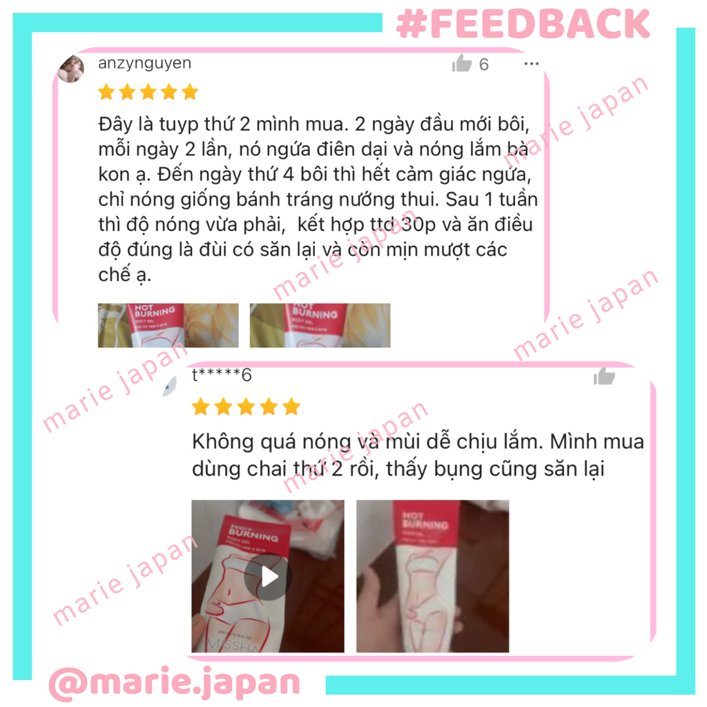 Kem Tan Mỡ MISSHA Hot Burning Body Gel 200g
