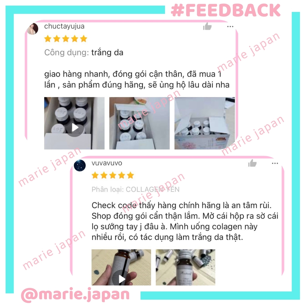 Nước Uống Collagen Yến Rose Beauty Hộp 8 Chai x 50ml