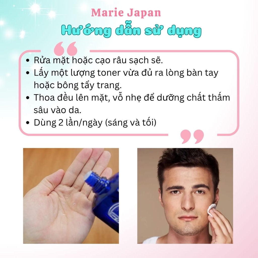 Toner Meishoku Bigansui For Men Làm Dịu Sau Cạo Râu Giảm Mụn Kiềm Dầu Cho Nam Nhật Bản Chai 90ml