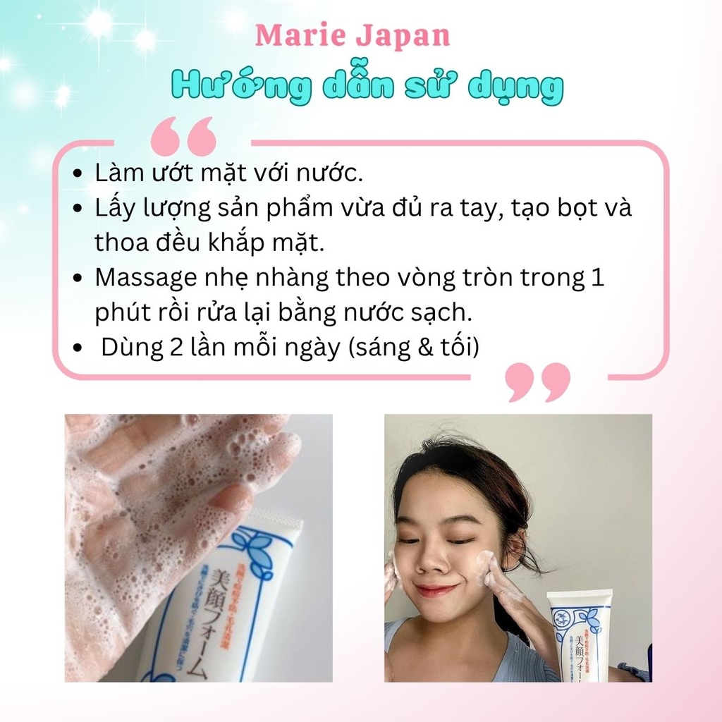 Sữa Rửa Mặt Ngăn Ngừa Mụn Meishoku Bigan Facial Wash Sạch Sâu Hạn Chế Mụn Dịu Nhẹ Cho Da Nhật Bản