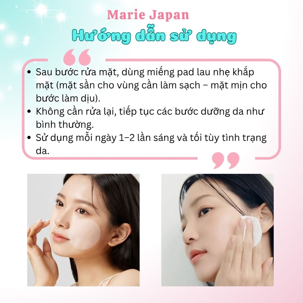 Toner Pad One Days You Help Me Dacto Pad Làm Sạch Sâu Dưỡng Ẩm Giảm Mụn Mờ Thâm Hàn Quốc