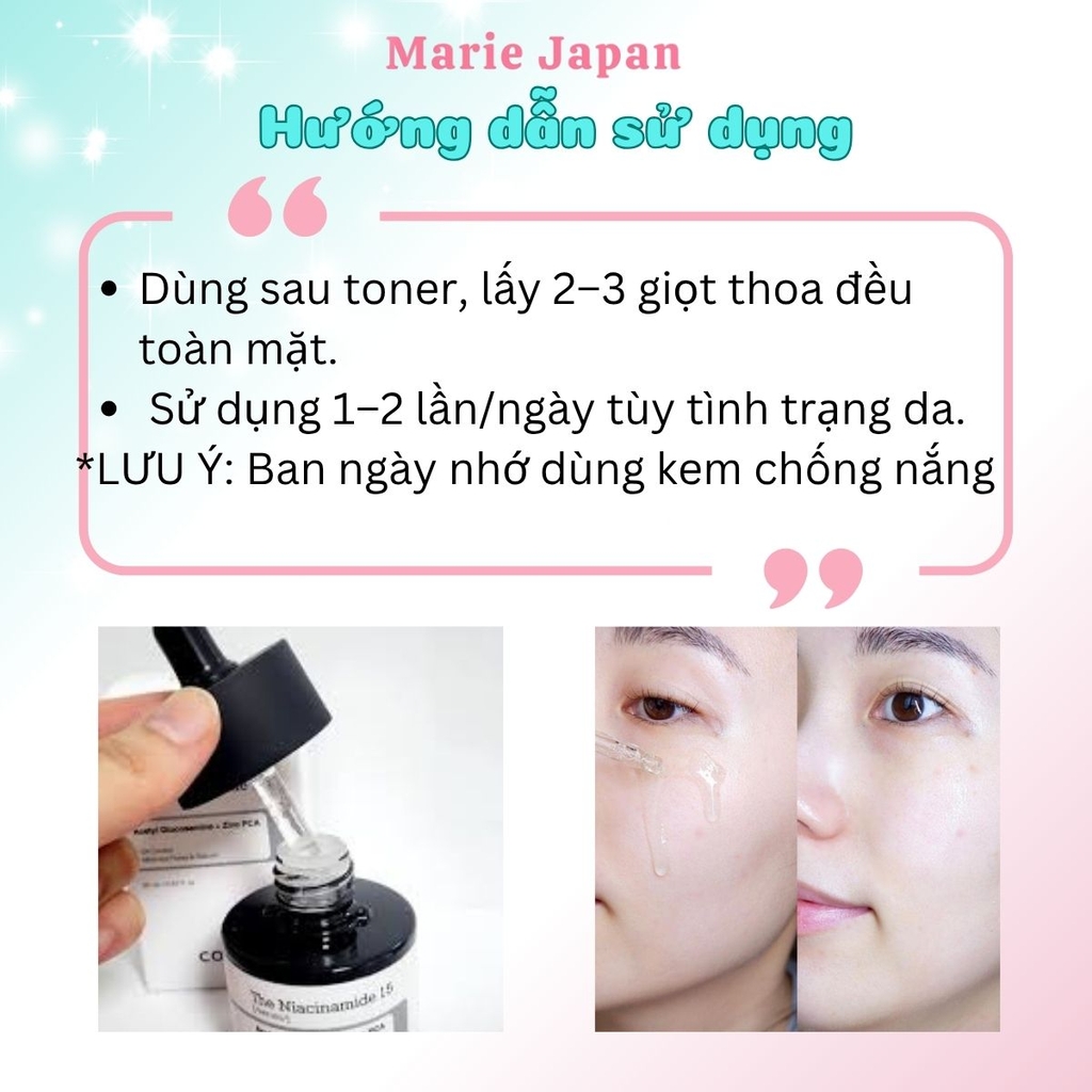 Serum COSRX The RX Niacinamide 15% Dưỡng Sáng Giảm Thâm Mụn Hàn Quốc Chai 20ml